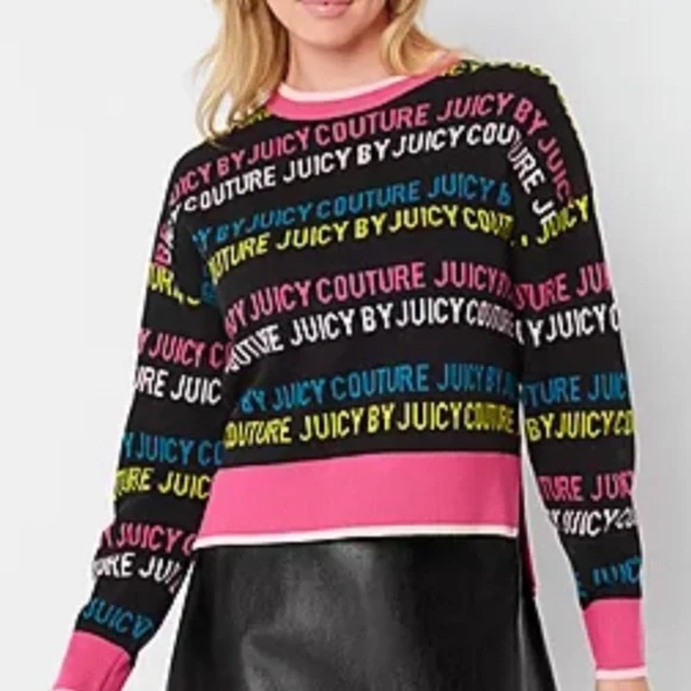 NWT! JUICY by Juicy Couture - Black Logo Sweater